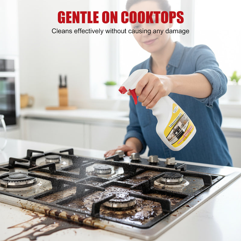🥳2026 HOT SALE🥳💞50K+ SOLD!🛡️✨ 50% OFF! No-Rinse Kitchen Cleaner – Tough on stains, no scrubbing. Restores shine instantly. Your kitchen’s best friend. 🍳💚