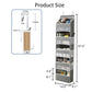 🥳2026 HOT SALE🥳💞50K+ SOLD!🧺✨ 50% OFF! 5‑Tier Hanging Organizer – Holds clothes, toys & more. Strong fabric, easy access. Perfect for closets & doors. 🪞🏠