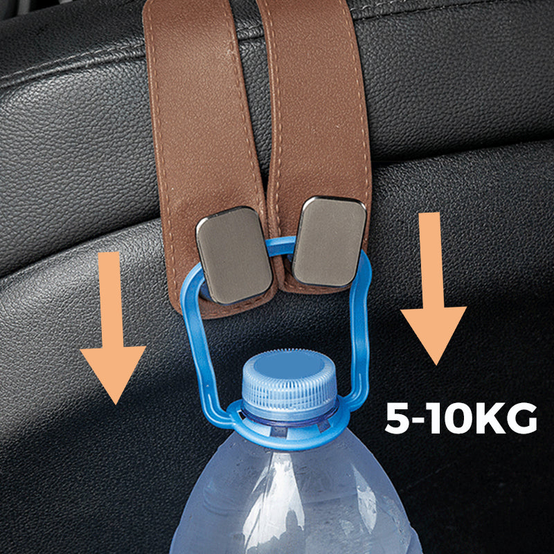 🥳2026 HOT SALE🥳💞50K+ SOLD!🚗🧺 50% OFF! Car Headrest Hook Organizer – Holds bags & groceries. No rolling around, keeps seats tidy. Easy clip-on. 👛✨