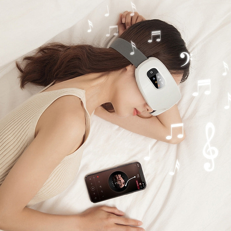 Eye Massager with Heat and Vibration with Bluetooth Music