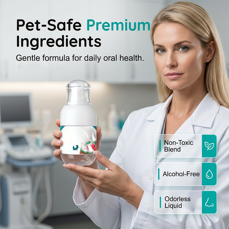 🥳2026 HOT SALE🥳💞50K+ SOLD!🐾💧 50% OFF! No‑Brush Pet Dental Care Liquid – Just add to water, no brushing needed. Targets plaque & tartar, freshens breath. Stress‑free oral care for your furry friend! 🦷✨