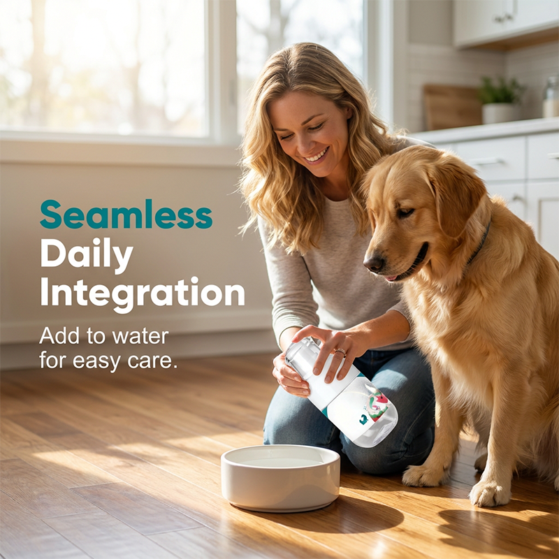 🥳2026 HOT SALE🥳💞50K+ SOLD!🐾💧 50% OFF! No‑Brush Pet Dental Care Liquid – Just add to water, no brushing needed. Targets plaque & tartar, freshens breath. Stress‑free oral care for your furry friend! 🦷✨