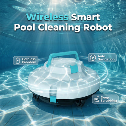 🥳2026 HOT SALE🥳💞50K+ SOLD!🔋🏊 50% OFF! Pool Robot Cleaner – No cords, no tangles. Covers every corner. Just press & relax. Your pool’s new best friend. 🌟💧