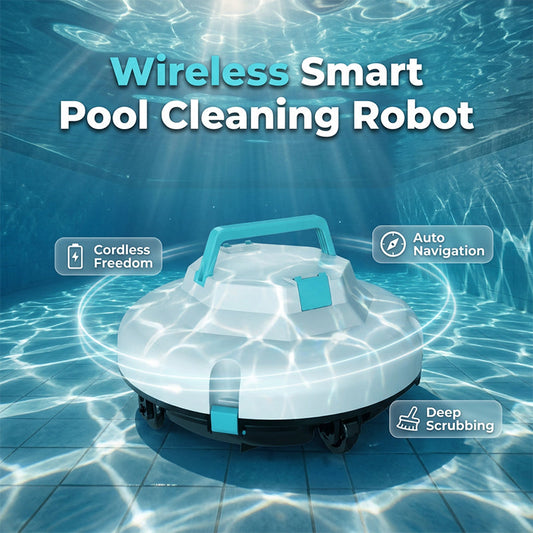🥳2026 HOT SALE🥳💞50K+ SOLD!🔋🏊 50% OFF! Pool Robot Cleaner – No cords, no tangles. Covers every corner. Just press & relax. Your pool’s new best friend. 🌟💧