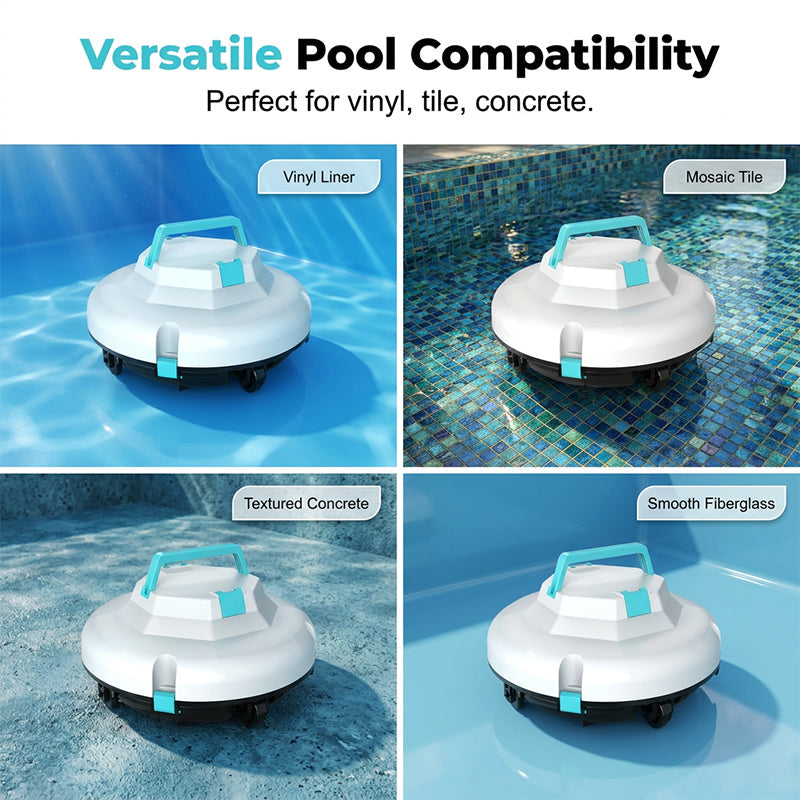 🥳2026 HOT SALE🥳💞50K+ SOLD!🔋🏊 50% OFF! Pool Robot Cleaner – No cords, no tangles. Covers every corner. Just press & relax. Your pool’s new best friend. 🌟💧