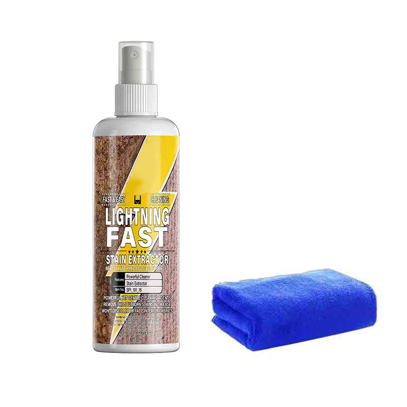 🥳2026 HOT SALE🥳💞50K+ SOLD! 🧴✨ 50% OFF! Professional Leather & Fabric Cleaner – instantly lifts deep stains & dirt, no greasy residue. Protects premium finishes. Includes towel. Floral/Herbal scent! 🛋️💪