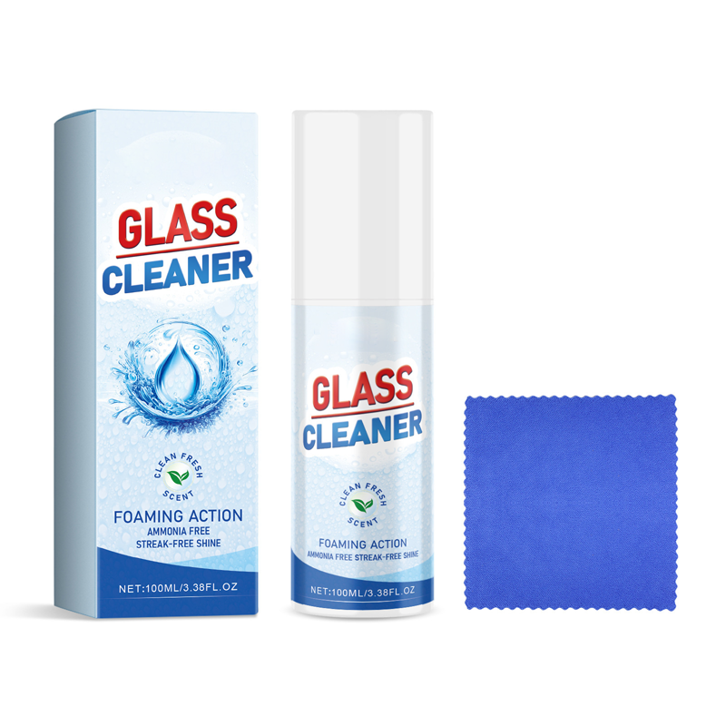🥳2026 HOT SALE🥳💞50K+ SOLD!🪟✨ 50% OFF! Foaming Glass Cleaner – Streak‑free, no ammonia. Clings to glass, wipes clean. Crystal clear mirrors & windows. 🧼💨