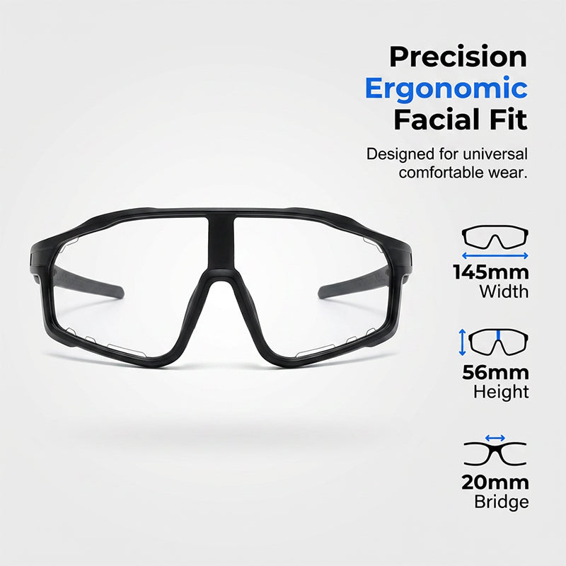 🥳2026 HOT SALE🥳💞50K+ SOLD!🚴🛡️ 50% OFF! UV400 Photochromic Glasses – Clear to tinted, perfect for cycling & driving. Ergonomic fit, all‑day comfort. 🚵‍♂️💨