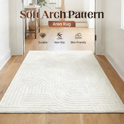 🥳2026 HOT SALE🥳💞50K+ SOLD! ☁️🦶 Plush Arch Pattern Rug – ultra-soft short pile feels warm & cozy underfoot. Non-slip backing grips firmly – stays put, won't slide. Perfect for living rooms, bedrooms & entryways – step onto comfort every day! 🏠✨