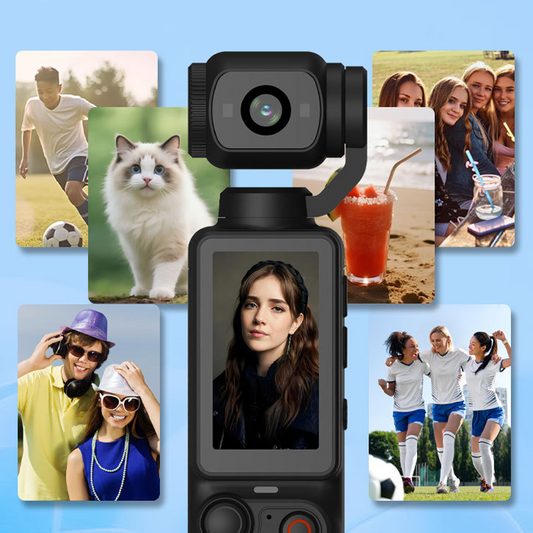 🥳2026 HOT SALE🥳💞50K+ SOLD!📹🛡️ 50% OFF! Pocket Gimbal Cam – Shake‑free footage, wide‑angle lens. No more blurry memories. 🎞️💯