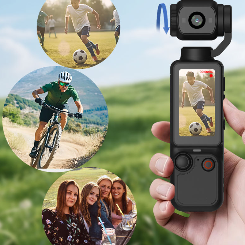 🥳2026 HOT SALE🥳💞50K+ SOLD!📹🛡️ 50% OFF! Pocket Gimbal Cam – Shake‑free footage, wide‑angle lens. No more blurry memories. 🎞️💯
