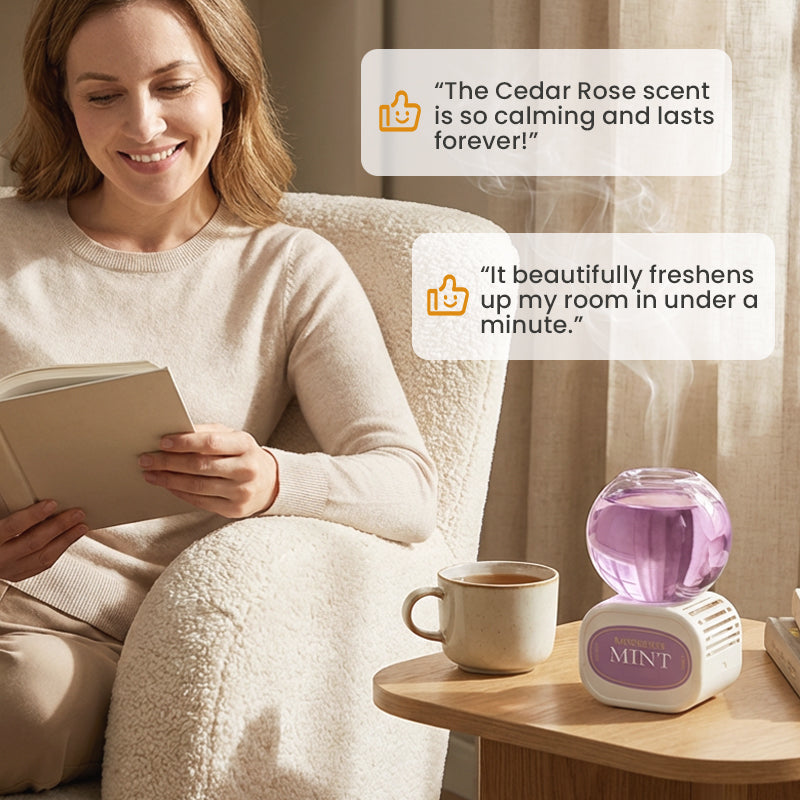 🥳2026 HOT SALE🥳💞50K+ SOLD!🏠🌸 50% OFF! Home Fragrance Diffuser – Eliminates odours in minutes. Elegant glass design, long‑lasting freshness. 😌🌼