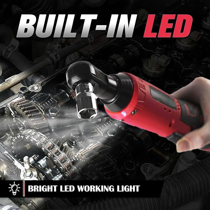 🥳2026 HOT SALE🥳💞50K+ SOLD! 🔧🚗 50% OFF! Wireless Electric Ratchet Wrench – compact & cordless, fits narrow spaces where hand tools can't. 2 batteries, power indicator & forward/reverse toggle. DIY made easy! 🔋💪