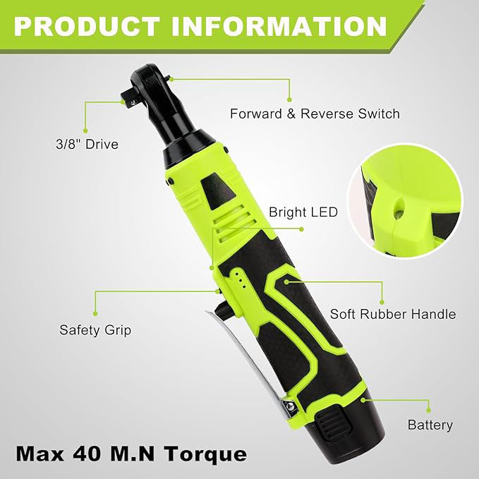 🥳2026 HOT SALE🥳💞50K+ SOLD! 🔧🚗 50% OFF! Wireless Electric Ratchet Wrench – compact & cordless, fits narrow spaces where hand tools can't. 2 batteries, power indicator & forward/reverse toggle. DIY made easy! 🔋💪