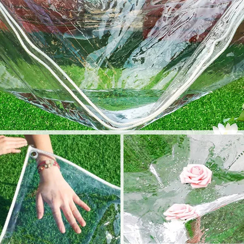 🥳2026 HOT SALE🥳💞50K+ SOLD!🛡️🌧️ 50% OFF! Heavy Duty Clear Tarp – 14 Mil thick, weatherproof & tear‑resistant. Protects garden & outdoor gear. ☔✨
