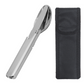 🥳2026 HOT SALE🥳💞50K+ SOLD!🍴🎒 50% OFF! 4-in-1 Stainless Steel Cutlery Set – Fork, spoon, knife & holder with bottle opener. Compact & travel-ready. Perfect for picnics & camping! 🏕️✨