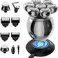 🥳2026 HOT SALE🥳💞50K+ SOLD! 🧔⚡ 50% OFF! Upgrade Multifunctional Shaver – 7D floating close shave, 5 attachments, wireless charging & LED display. Wet & dry, easy clean! 🛡️💪