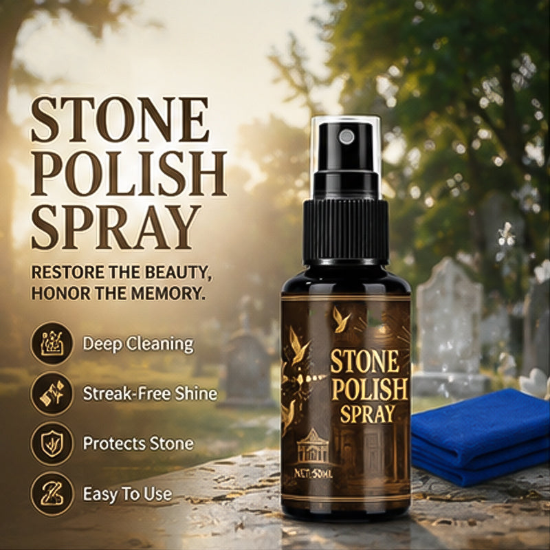 🥳2026 HOT SALE🥳💞50K+ SOLD!🏛️💚 50% OFF! Tombstone Cleaner & Polish – Gentle deep clean, leaves protective shield. Streak‑free, pH‑neutral. For lasting remembrance. 🕊️✨