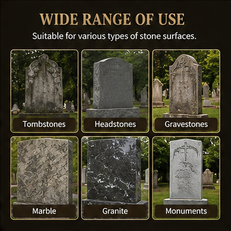 🥳2026 HOT SALE🥳💞50K+ SOLD!🏛️💚 50% OFF! Tombstone Cleaner & Polish – Gentle deep clean, leaves protective shield. Streak‑free, pH‑neutral. For lasting remembrance. 🕊️✨