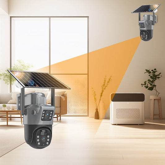 🥳2026 HOT SALE🥳💞50K+ SOLD!☀️📹 50% OFF! Smart Solar Dual-Lens Security Camera – 360° view, solar powered, 2‑way talk. No wires, total peace. 🛡️✨