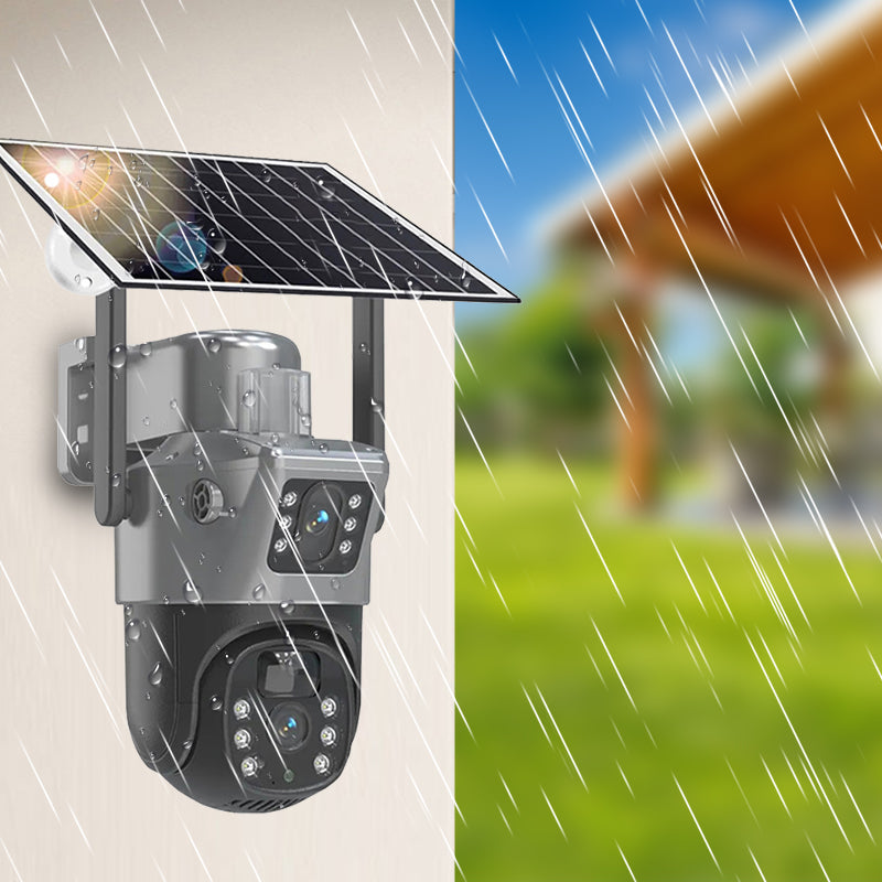🥳2026 HOT SALE🥳💞50K+ SOLD!☀️📹 50% OFF! Smart Solar Dual-Lens Security Camera – 360° view, solar powered, 2‑way talk. No wires, total peace. 🛡️✨