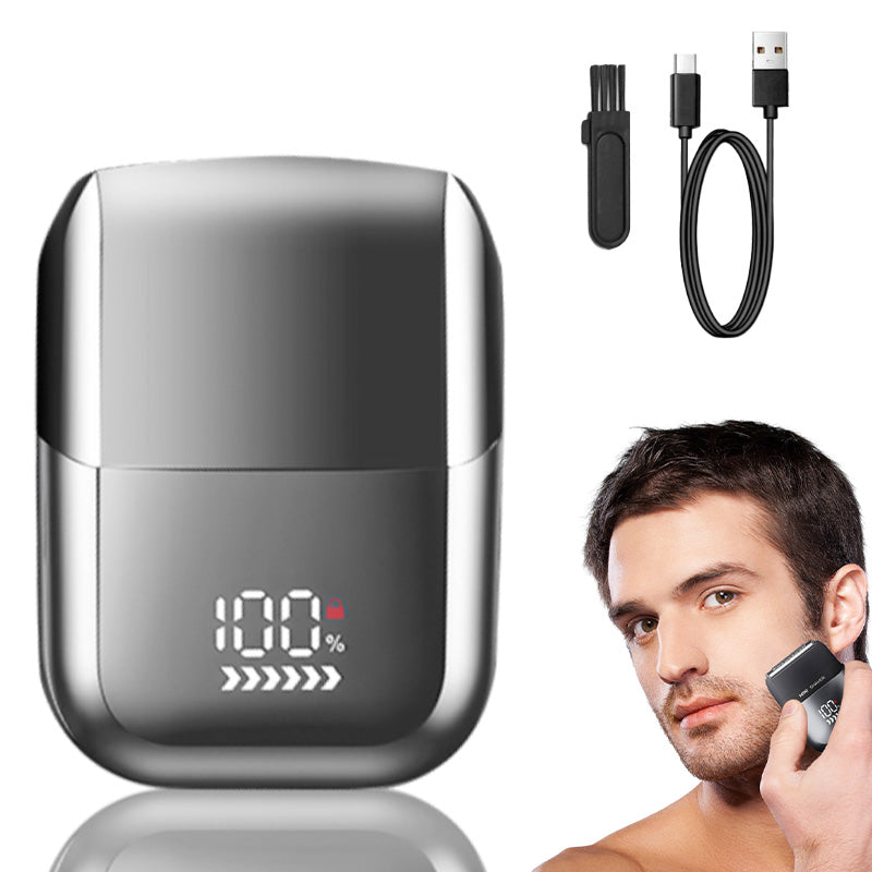 🥳2026 HOT SALE🥳💞50K+ SOLD!🔌🔋 50% OFF! Mini Electric Shaver – 7500RPM, IPX7 wet/dry, 100min runtime. Travel lock, USB‑C fast charge. 🪒💨