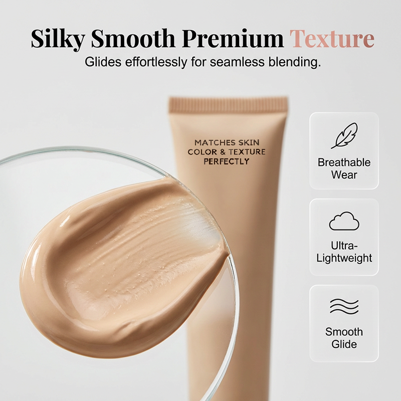 🥳2026 HOT SALE🥳💞50K+ SOLD!✨🫧 50% OFF! Flawless Finish Foundation – Blends perfectly, no cake, no crease. SPF15, hyaluronic acid + niacinamide. 🌸💄