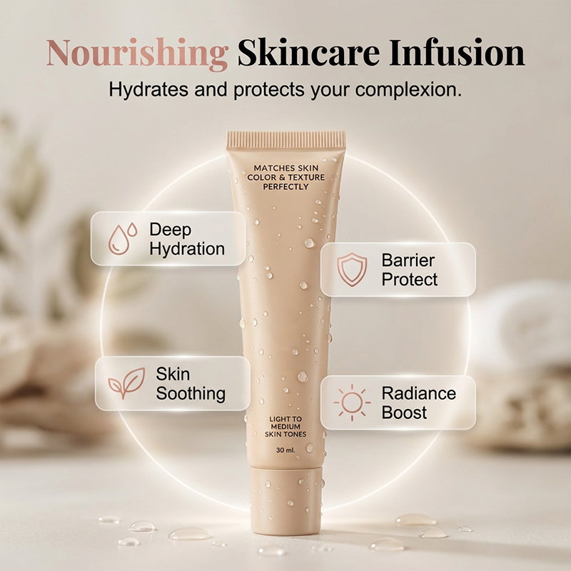 🥳2026 HOT SALE🥳💞50K+ SOLD!✨🫧 50% OFF! Flawless Finish Foundation – Blends perfectly, no cake, no crease. SPF15, hyaluronic acid + niacinamide. 🌸💄