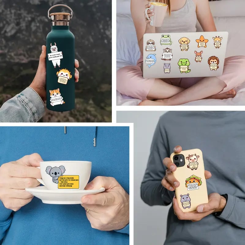 Positive Emotional Support Buddies Stickers