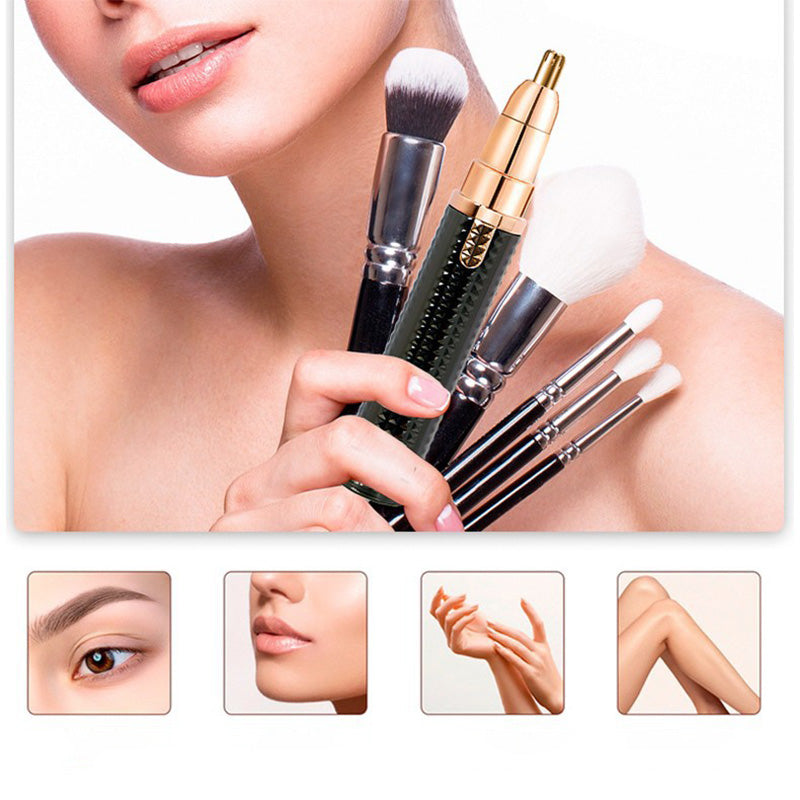 🥳2026 HOT SALE🥳💞50K+ SOLD!✂️🧔 50% OFF! Portable Electric Eyebrow Trimmer – 3 interchangeable heads for brows, nose & body. Gentle, pain‑free & USB rechargeable. Grooming made easy! 🪒✨