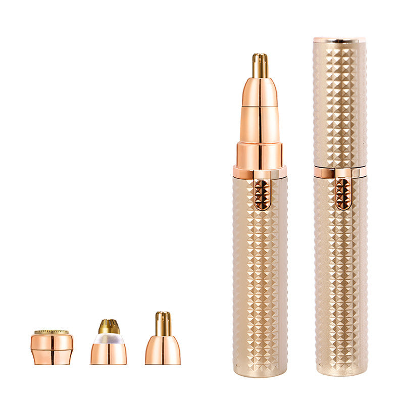🥳2026 HOT SALE🥳💞50K+ SOLD!✂️🧔 50% OFF! Portable Electric Eyebrow Trimmer – 3 interchangeable heads for brows, nose & body. Gentle, pain‑free & USB rechargeable. Grooming made easy! 🪒✨