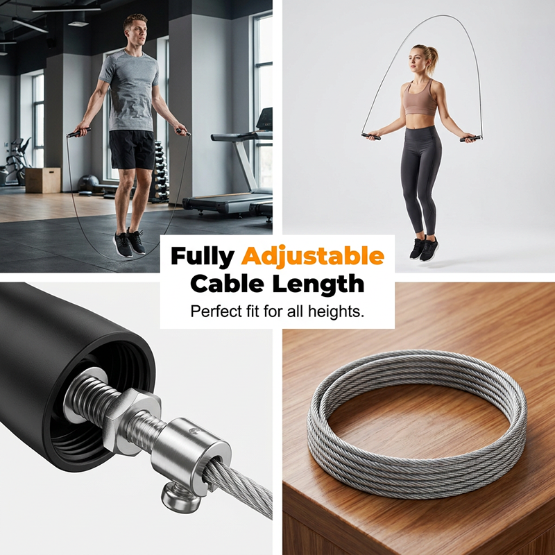 🥳2026 HOT SALE🥳💞50K+ SOLD! 📱🏃 50% OFF! Smart Bluetooth Counting Jump Rope – HD backlit display, real-time tracking, app coaching, tangle-free steel bearings. Anti-slip grip for smooth workouts! 🛡️💪