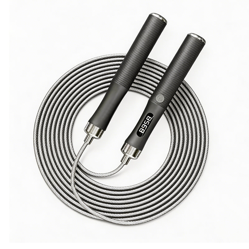 🥳2026 HOT SALE🥳💞50K+ SOLD! 📱🏃 50% OFF! Smart Bluetooth Counting Jump Rope – HD backlit display, real-time tracking, app coaching, tangle-free steel bearings. Anti-slip grip for smooth workouts! 🛡️💪