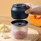 🥳2026 HOT SALE🥳💞50K+ SOLD!🥗🧄 50% OFF! Electric Garlic Mincer – High‑speed, anti‑splash lid & safety lock. Dishwasher‑safe parts. No more hand chopping! 🌟👩‍🍳
