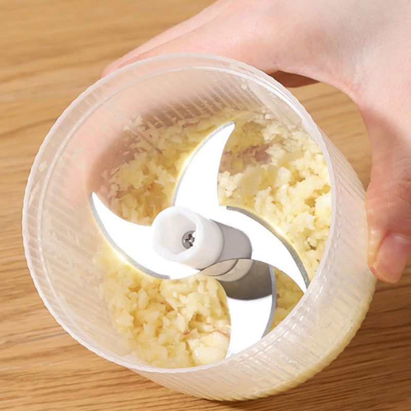 🥳2026 HOT SALE🥳💞50K+ SOLD!🥗🧄 50% OFF! Electric Garlic Mincer – High‑speed, anti‑splash lid & safety lock. Dishwasher‑safe parts. No more hand chopping! 🌟👩‍🍳
