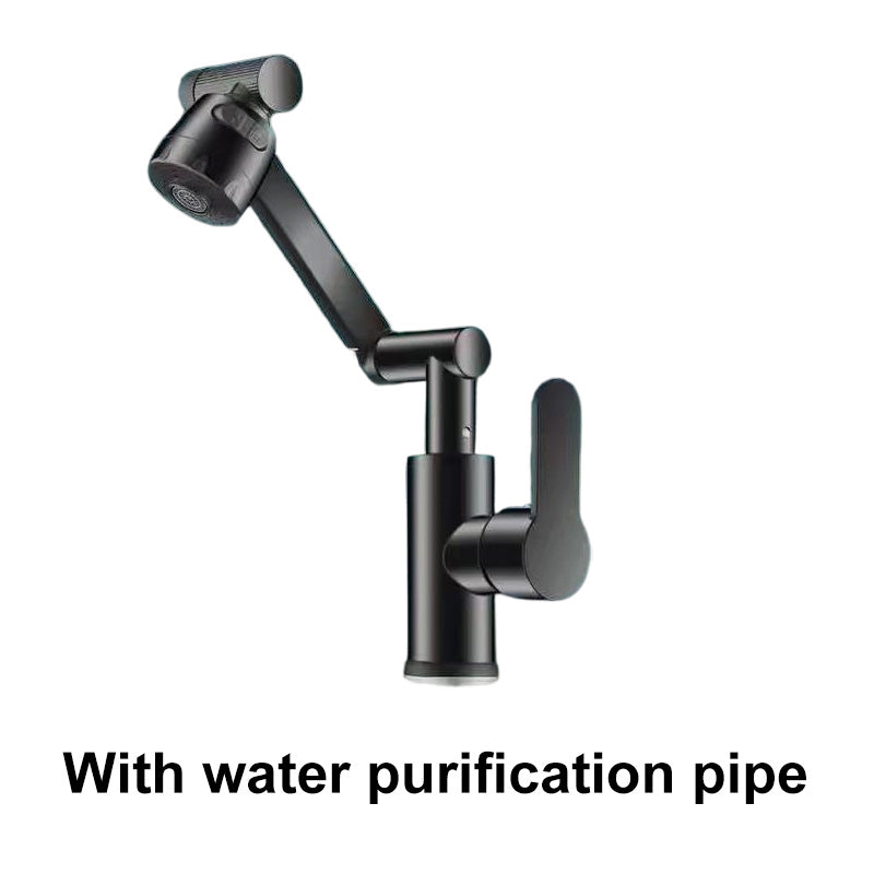 🥳2026 HOT SALE🥳💞50K+ SOLD!🚰✨ 50% OFF! 1080° Rotating Mechanical Arm Faucet – Wash hair in sink easily, no splash. Dual flow modes. Rust‑proof & modern. 🛡️💦