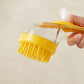 🥳2026 HOT SALE🥳💞50K+ SOLD!🛁🐾 50% OFF! All‑in‑One Bath Brush – Built‑in shampoo dispenser, 2‑sided bristles. Gentle scrubbing, easy clean. Stress‑free bath time for you & your pet! 💧✨