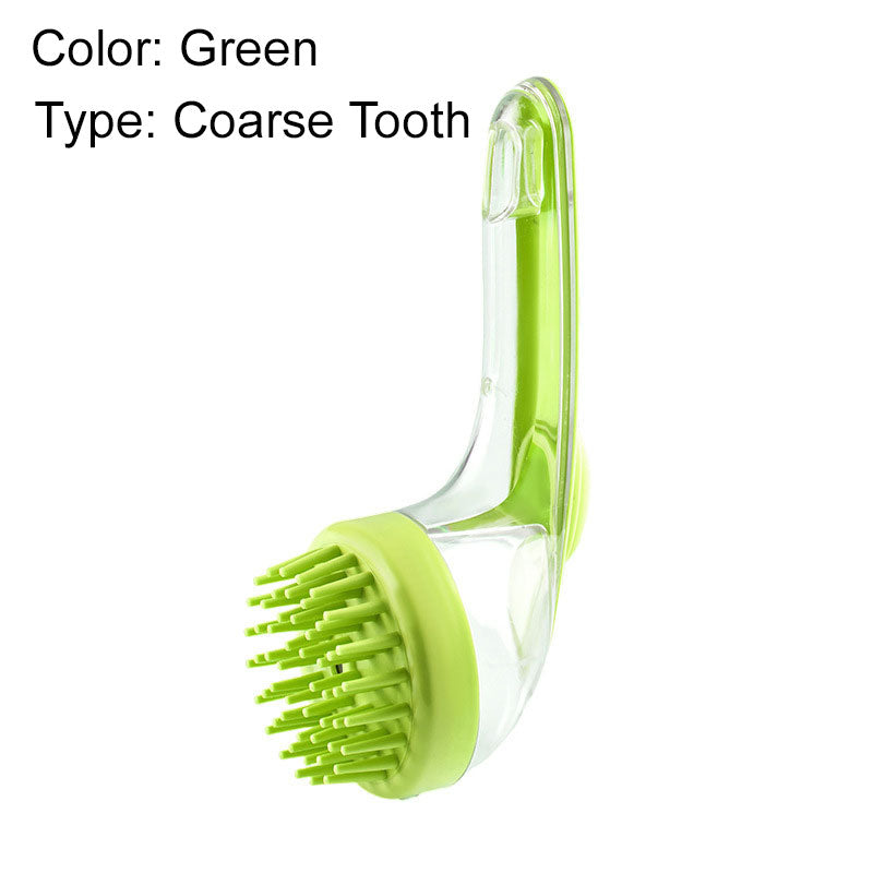 🥳2026 HOT SALE🥳💞50K+ SOLD!🛁🐾 50% OFF! All‑in‑One Bath Brush – Built‑in shampoo dispenser, 2‑sided bristles. Gentle scrubbing, easy clean. Stress‑free bath time for you & your pet! 💧✨