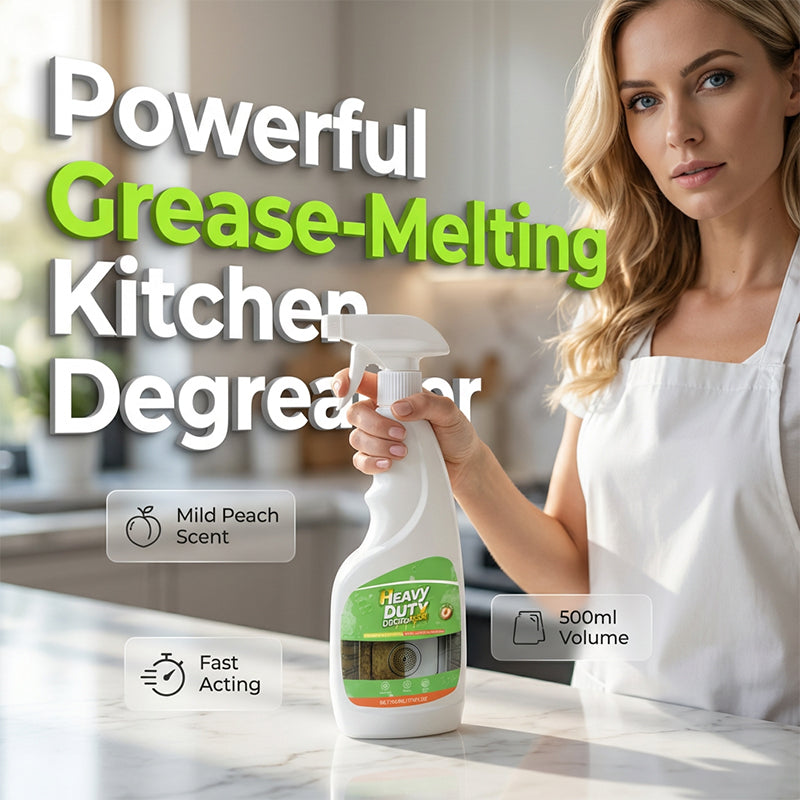 🥳2026 HOT SALE🥳💞50K+ SOLD!🧯🔥 50% OFF! Heavy Duty Kitchen Degreaser – Dissolves baked‑on grease instantly. No scrubbing – just spray & wipe away grime! 🍳✨