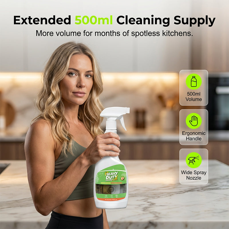 🥳2026 HOT SALE🥳💞50K+ SOLD!🧯🔥 50% OFF! Heavy Duty Kitchen Degreaser – Dissolves baked‑on grease instantly. No scrubbing – just spray & wipe away grime! 🍳✨