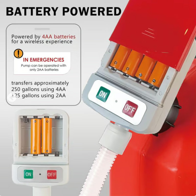 🥳2026 HOT SALE🥳💞50K+ SOLD!🔄🛢️ 50% OFF! Battery Fuel Transfer Pump – Auto‑stop when full, 9L/min. Runs on 2 AA batteries. No spills, no waste. 🛑💧