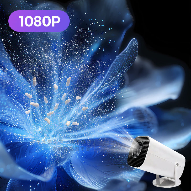 🥳2026 HOT SALE🥳💞50K+ SOLD!🎬💨50% OFF! 1080P WiFi Projector – Wireless mirroring, built‑in stereo. Great for movies, games & family time. A cozy home cinema. 🛋️🎞️