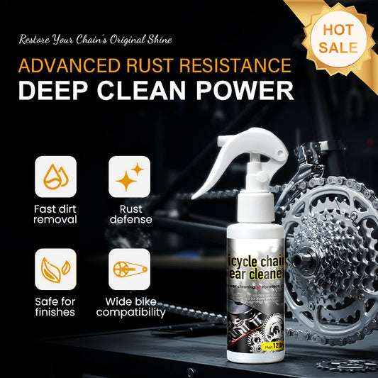 🥳2026 HOT SALE🥳💞50K+ SOLD!🚲✨ 50% OFF! Deep‑Cleaning Chain Cleaner – Dissolves grease, prevents rust. Spray on, wipe off. Keep gears smooth. 🛡️💨