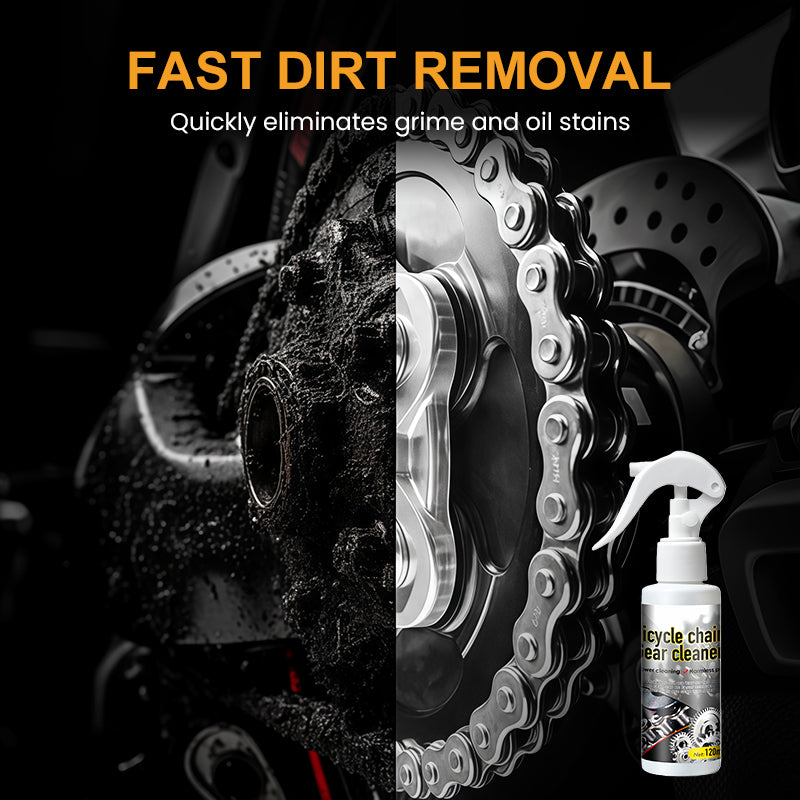 🥳2026 HOT SALE🥳💞50K+ SOLD!🚲✨ 50% OFF! Deep‑Cleaning Chain Cleaner – Dissolves grease, prevents rust. Spray on, wipe off. Keep gears smooth. 🛡️💨
