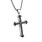 🥳2026 HOT SALE🥳💞50K+ SOLD!✝️⛪ 50% OFF! Men's Lord's Prayer Cross Necklace – Titanium steel, rust‑proof. Entire prayer engraved. A meaningful symbol of faith. 🛡️✨