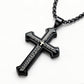 🥳2026 HOT SALE🥳💞50K+ SOLD!✝️⛪ 50% OFF! Men's Lord's Prayer Cross Necklace – Titanium steel, rust‑proof. Entire prayer engraved. A meaningful symbol of faith. 🛡️✨