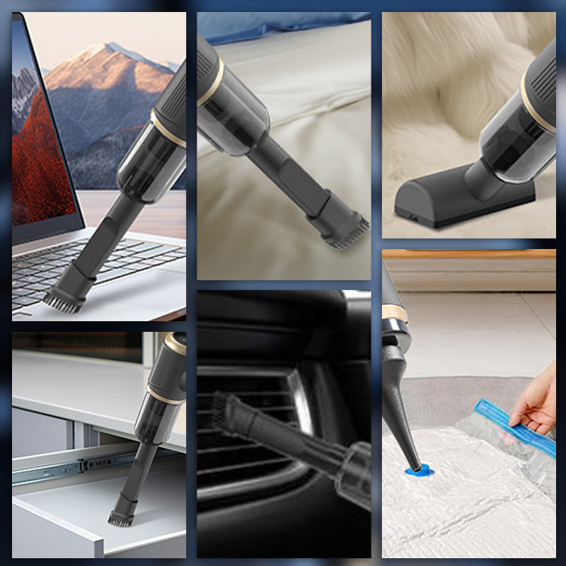 🥳2026 HOT SALE🥳💞50K+ SOLD!🚗💨 50% OFF! Car Cordless Vacuum – 5000Pa suction, blows & sucks. Compact, long battery. Perfect for car & home. 🧹✨