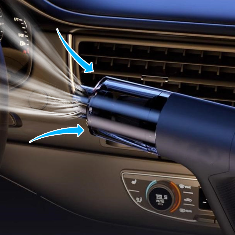 🥳2026 HOT SALE🥳💞50K+ SOLD!🚗💨 50% OFF! Car Cordless Vacuum – 5000Pa suction, blows & sucks. Compact, long battery. Perfect for car & home. 🧹✨