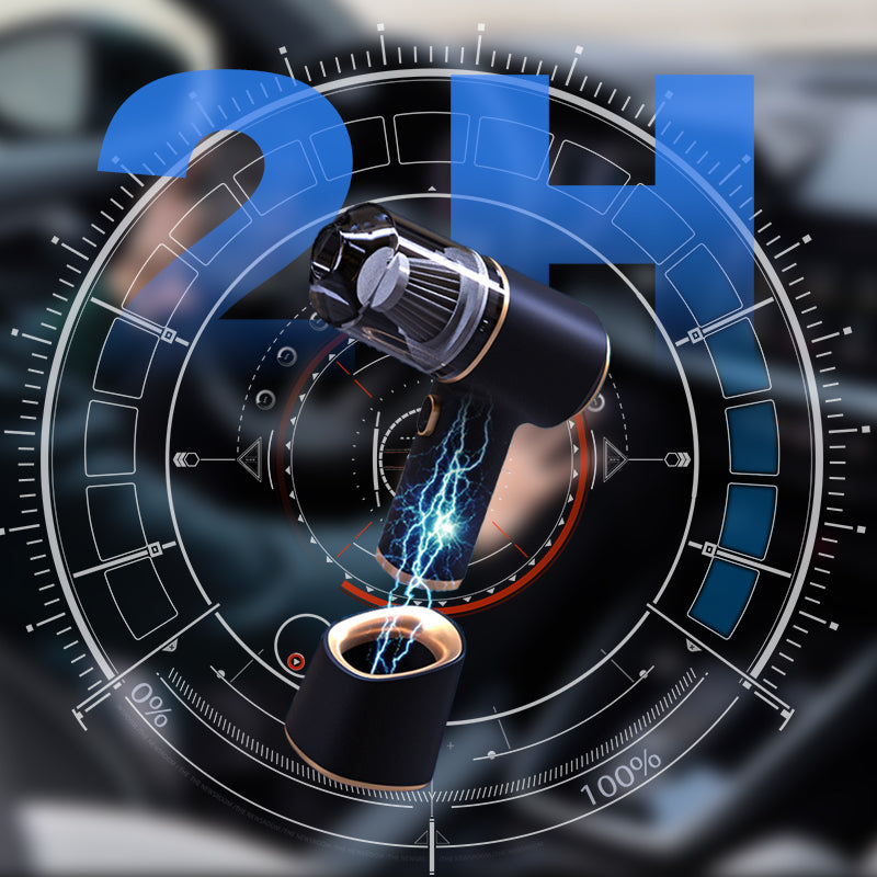 🥳2026 HOT SALE🥳💞50K+ SOLD!🚗💨 50% OFF! Car Cordless Vacuum – 5000Pa suction, blows & sucks. Compact, long battery. Perfect for car & home. 🧹✨