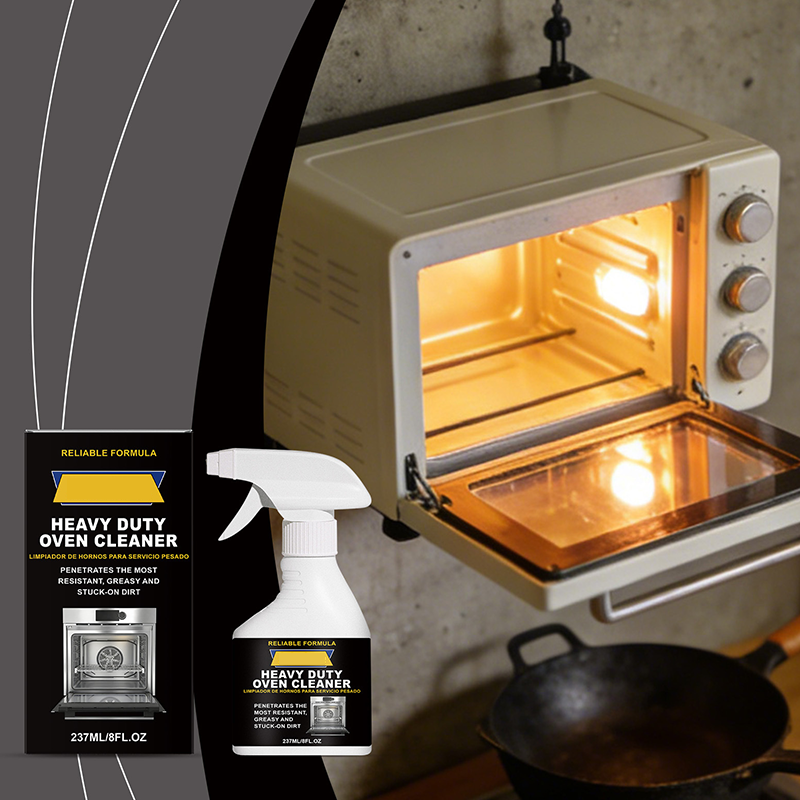🥳2026 HOT SALE🥳💞50K+ SOLD!🔥🧽 50% OFF! Heavy Duty Oven Cleaner Spray – Dissolves baked‑on grease fast. No scrubbing – just spray, wait & wipe clean! 🍗✨